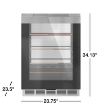 GE Café 5.1 cu. ft. Beverage Center, Stainless, Glass Door (CCR06BM2PS5)