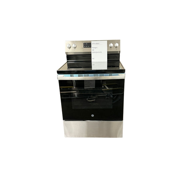 GE 30″ Gas Range, Stainless, 4 Sealed Burners + Easy-Clean Oven (GRF40HSVSS)