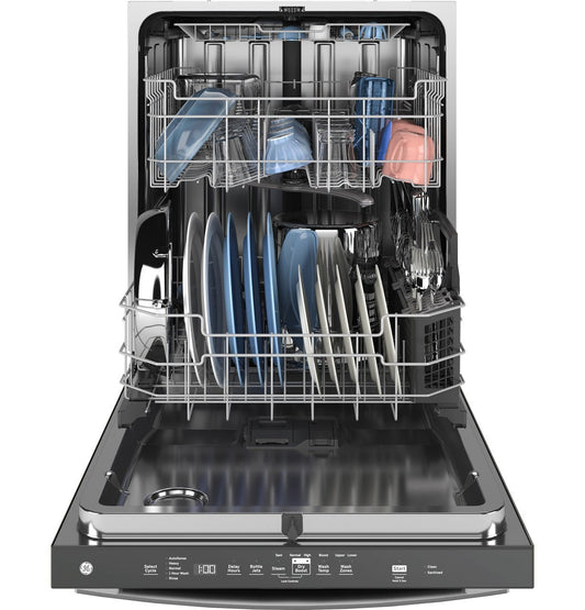 GE 24" Dishwasher, Stainless, Adjustable Racks, Quiet Operation (GDT650SYVFS) - Appliance Saver Store