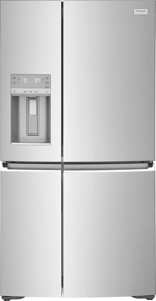 Frigidaire 21.5 cu ft 4-Door French Door Refrigerator, Stainless, Counter-Depth, External Water/Ice (GRQC2255BF)
