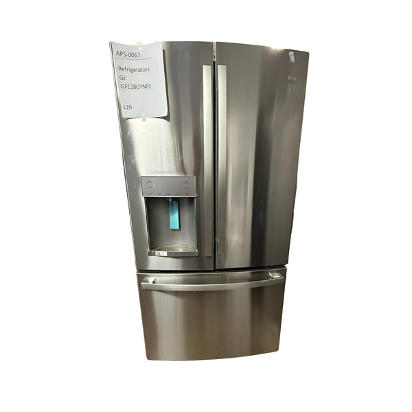 GE 27.7 cu. ft. French Door Refrigerator, Stainless, TwinChill™ + Internal Water/Ice (GFE28GYNFS)