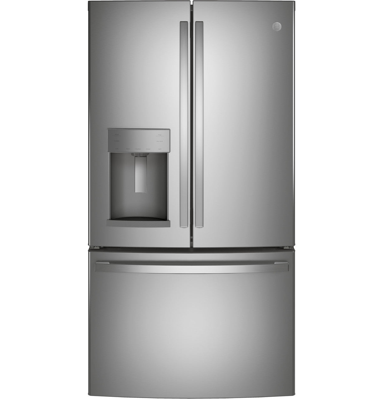GE 27.7 cu. ft. French Door Refrigerator, Stainless, TwinChill™ + Internal Water/Ice (GFE28GYNFS) - Appliance Saver Store