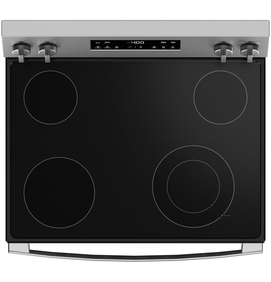 GE 30″ Gas Range, Stainless, 4 Sealed Burners + Easy-Clean Oven (GRF40HSVSS)