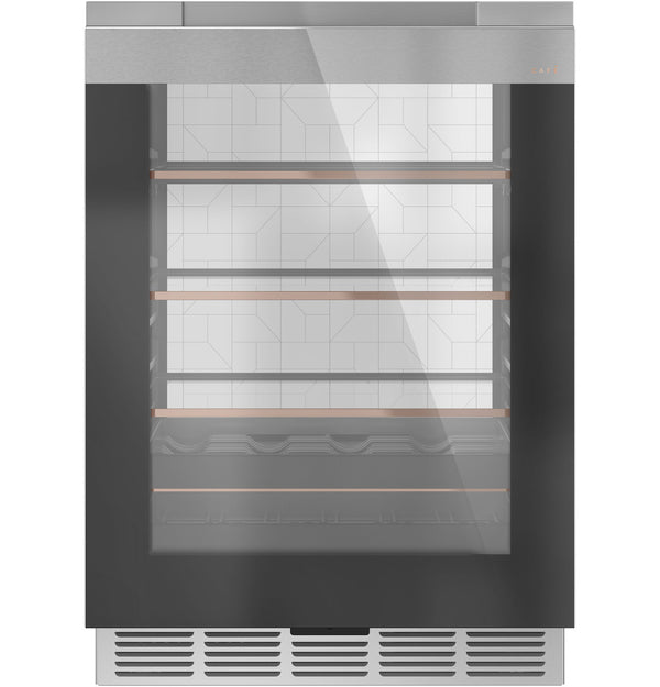GE Café 5.1 cu. ft. Beverage Center, Stainless, Glass Door (CCR06BM2PS5)