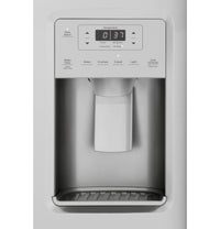 GE 25.1 cu. ft. Side-by-Side Refrigerator, Stainless, External Water/Ice Dispenser (GSS25IYNFS)
