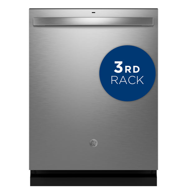 GE 24" Dishwasher, Stainless, Adjustable Racks, Quiet Operation (GDT650SYVFS) - Appliance Saver Store