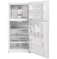 GE 21.9 cu. ft. Top-Freezer Refrigerator, White, Adjustable Shelves + LED Lighting (GTS22KGNRWW)
