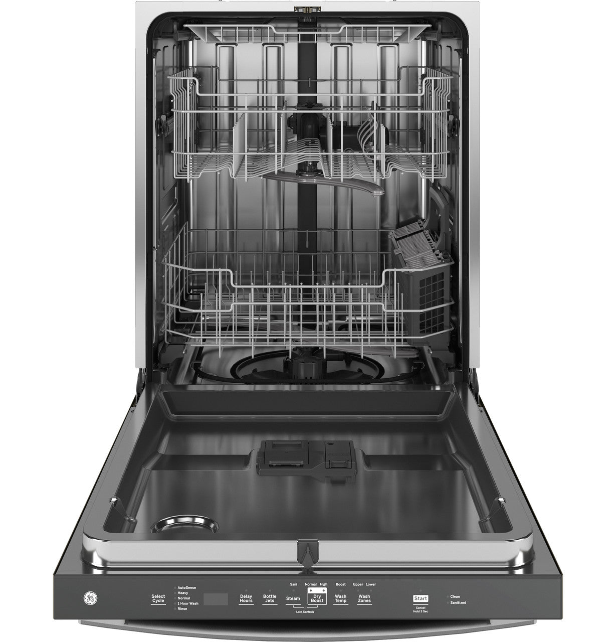 GE 24" Dishwasher, Stainless, Adjustable Racks, Quiet Operation (GDT650SYVFS) - Appliance Saver Store