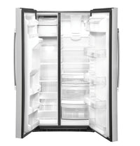 GE 25.1 cu. ft. Side-by-Side Refrigerator, Stainless, External Water/Ice Dispenser (GSS25IYNFS)