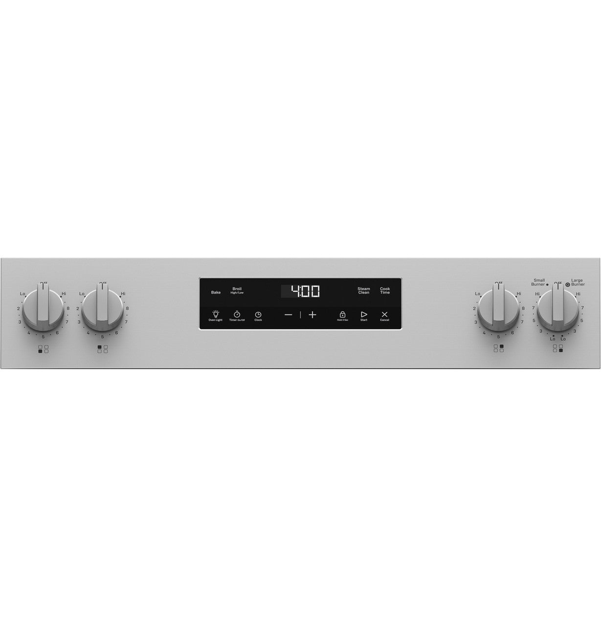 GE 30″ Gas Range, Stainless, 4 Sealed Burners + Easy-Clean Oven (GRF40HSVSS)