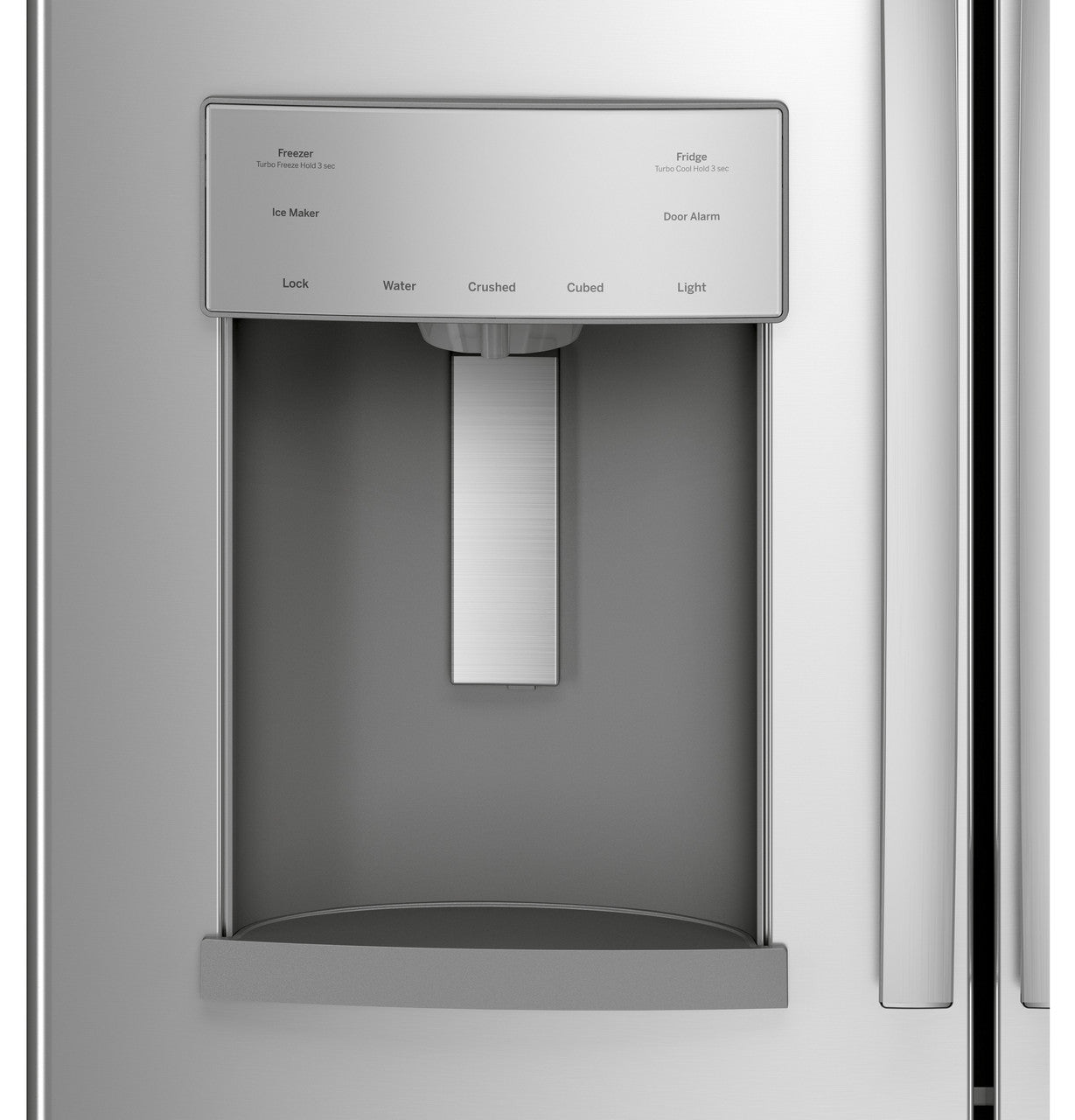 GE 27.7 cu. ft. French Door Refrigerator, Stainless, TwinChill™ + Internal Water/Ice (GFE28GYNFS) - Appliance Saver Store