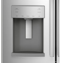 GE 27.7 cu. ft. French Door Refrigerator, Stainless, TwinChill™ + Internal Water/Ice (GFE28GYNFS) - Appliance Saver Store