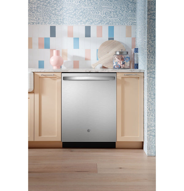 GE 24" Dishwasher, Stainless, Adjustable Racks, Quiet Operation (GDT650SYVFS) - Appliance Saver Store