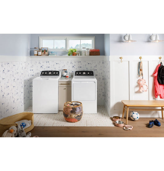GE 4.5 cu. ft. Top Load Washer, White, Deep Fill + Multiple Wash Cycles (GTW485ASWWB) - Appliance Saver Store