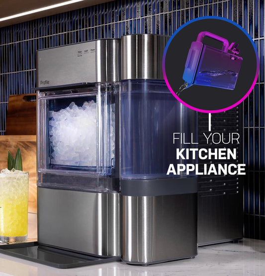 GE Profile 28.7 cu. ft. French Door Refrigerator, Stainless, External Dispenser + TwinChill™ (PGE29BYTFS)