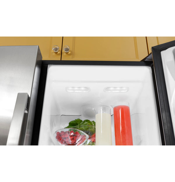GE 25.3 cu. ft. Side-by-Side Refrigerator, Stainless, External Water/Ice Dispenser (GSS25GYPFS)