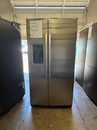 GE 25.3 cu. ft. Side-by-Side Refrigerator, Stainless, External Water/Ice Dispenser (GSS25GYPFS)