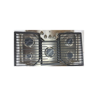 GE Profile 36" Built-In Gas Cooktop, Stainless, 5 Burners (PGP7036SLSS)