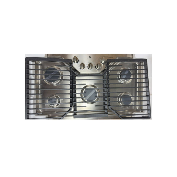 GE Profile 36" Built-In Gas Cooktop, Stainless, 5 Burners (PGP7036SLSS)