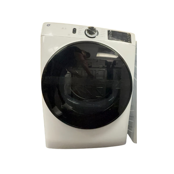 GE 7.8 cu ft Gas Dryer, White, Sensor Dry + Wrinkle Care (GFD55GSSNWW)