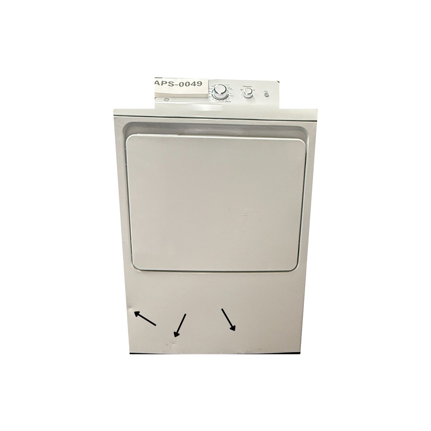 GE Washer + Dryer Set, White, 4.0 cu. ft. Top Load + 6.2 cu. ft. Dryer (GTW325ASWWW + GTX33EASKWW)