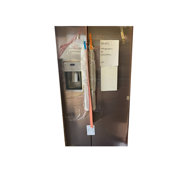 GE 25.1 cu. ft. Side-by-Side Refrigerator, Stainless, External Water/Ice Dispenser (GSS25IYNFS)
