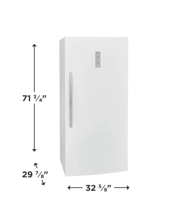 Frigidaire 20 cu ft Refrigerator, White, EvenTemp Cooling + LED Lighting (FRAE2024AW)