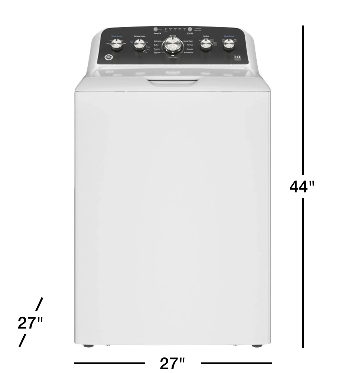 GE 4.5 cu. ft. Top Load Washer, White, Deep Fill + Multiple Wash Cycles (GTW485ASWWB) - Appliance Saver Store