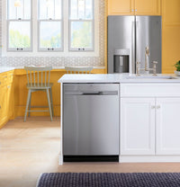 GE 27.7 cu. ft. French Door Refrigerator, Stainless, TwinChill™ + Internal Water/Ice (GFE28GYNFS) - Appliance Saver Store