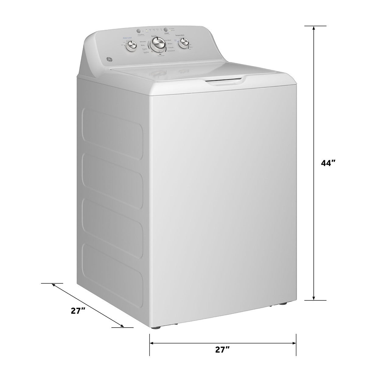 GE 4.3 cu. ft. Top Load Washer, White, Stainless Steel Tub + Multiple Wash Cycles (GTW385ASWWS) - Appliance Saver Store