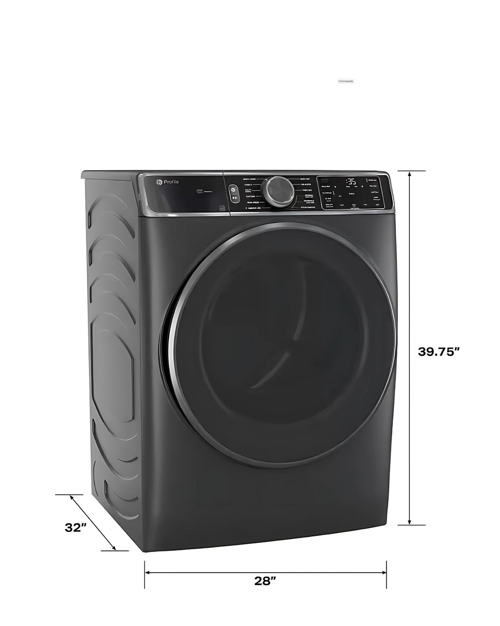 GE Profile 7.8 cu. ft. Electric Dryer, Stainless, Steam Refresh + WiFi (PFD95ESPWGN) FOR REPAIR OR PARTS