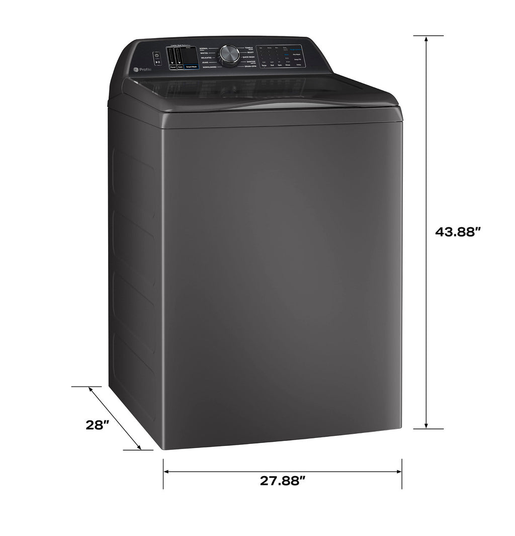 GE Profile PTW700BPTDG 5.4 Cu Ft Top Load Washer