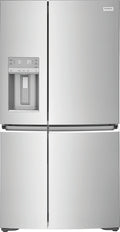 Frigidaire 21.5 cu ft 4-Door French Door Refrigerator, Stainless, Counter-Depth, External Water/Ice (GRQC2255BF)