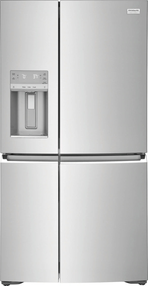 Frigidaire 21.5 cu ft 4-Door French Door Refrigerator, Stainless, Counter-Depth, External Water/Ice (GRQC2255BF)