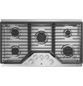 GE Profile 36" Built-In Gas Cooktop, Stainless, 5 Burners (PGP7036SLSS)