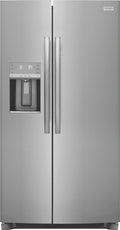 Frigidaire 22.3 cu ft Side - by - Side Refrigerator, Stainless, External Water/Ice Dispenser (GRSC2352AF) - Appliance Saver Store