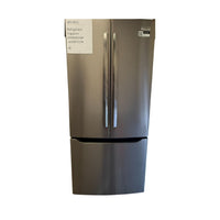 Frigidaire 20 cu ft French Door Refrigerator, Stainless, Slim 30″ Width, LED Lighting (GRFN2023AF) - Appliance Saver Store