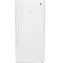 GE Upright Freezer, 14.1 cu. ft., Frost-Free, LED, Lock & Key (FUF14DLRWW)