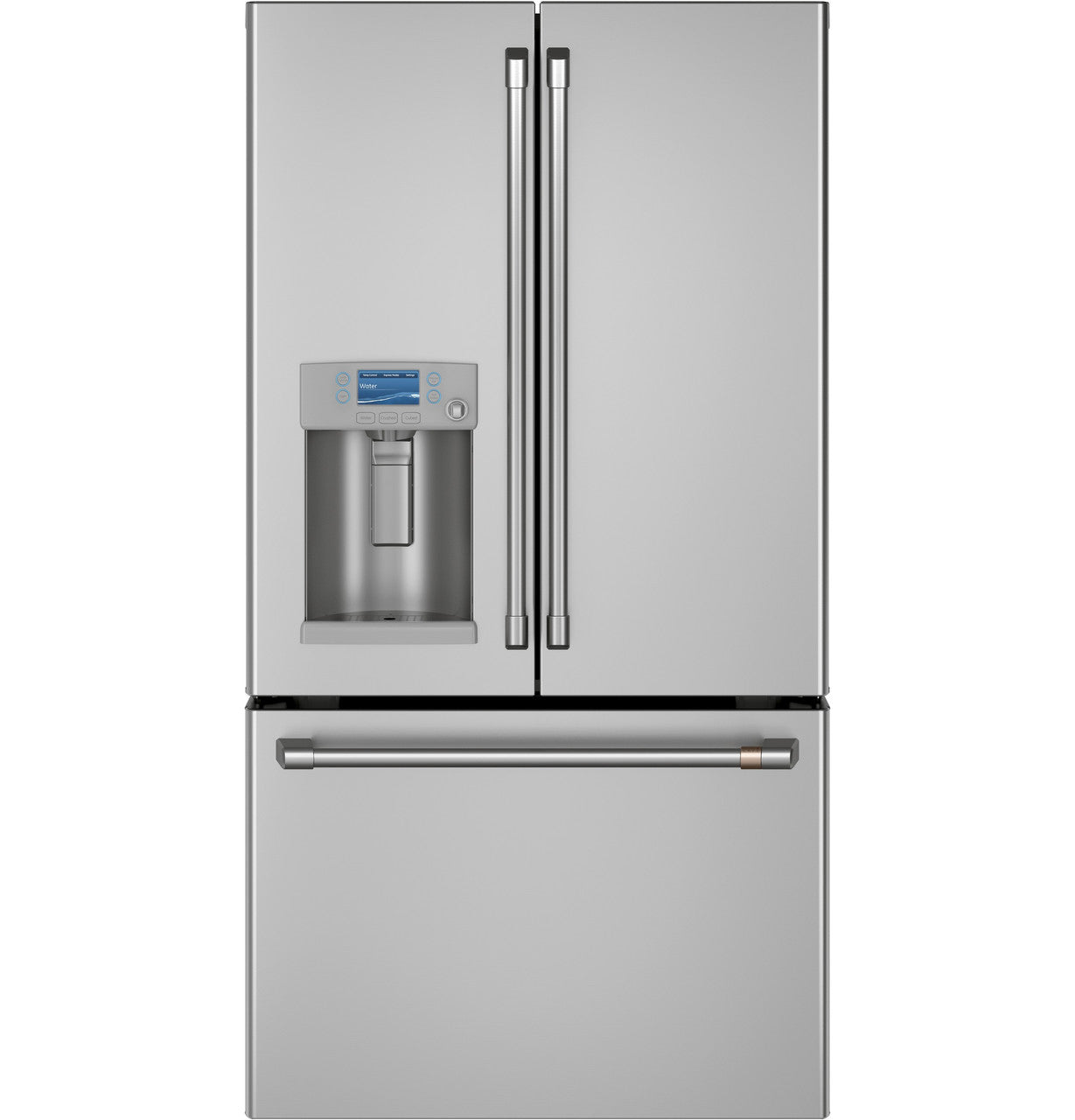 GE Café 22.1 cu. ft. French Door Refrigerator, Stainless, External Dispenser + WiFi (CYE22TP2MS1)