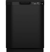 GE 24" Dishwasher, Black, Hard Food Disposer, Adjustable Racks (GDF550PGRBB)