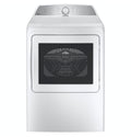 GE Profile 7.4 cu. ft. Electric Dryer, White, Sensor Dry, Quick Dry, Wrinkle Care (PTD60EBSRWS)