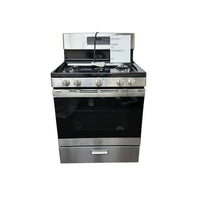 GE 30″ Gas Range, Stainless, Spacious Oven + Multi-Burners (JGBS66REKSS)