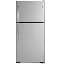 GE 21.9 cu. ft. Top-Freezer Refrigerator, Stainless Steel, Adjustable Shelves + LED Lighting (GTS22KYNRFS)