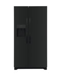 Frigidaire 25.6 cu ft Side - by - Side Refrigerator, Black, External Water/Ice Dispenser (FRSS2623AB) - Appliance Saver Store