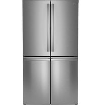 GE Profile 28.4 cu. ft. French Door Refrigerator, Stainless, Adjustable Shelves + LED Lighting (PAD28BYTFS)