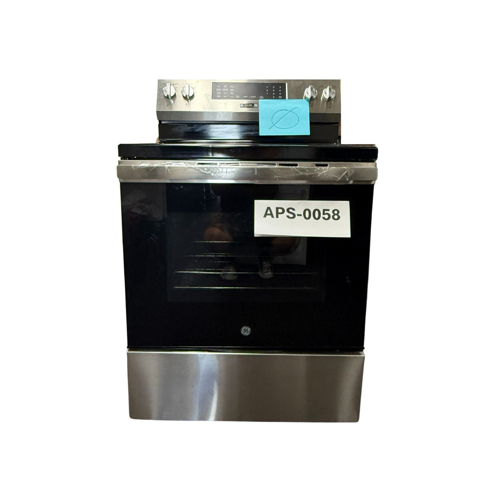 GE 30″ Gas Range, Stainless, Full Oven + Multi - Burners (GRF600AVSS) - Appliance Saver Store