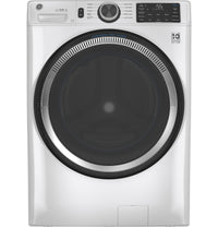 GE 4.8 cu. ft. Front Load Washer, White, UltraFresh Vent + SmartHQ WiFi (GFW550SSNWW) - Appliance Saver Store