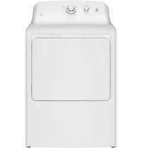 GE GTX33EASKWW Electric Dryer, 6.2 cu. ft., Auto Dry & Wrinkle Care (GTX33EASKWW)