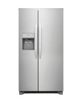Frigidaire 22.3 cu ft Side - by - Side Refrigerator, Stainless, External Water/Ice Dispenser (FRSC2333AS) - Appliance Saver Store