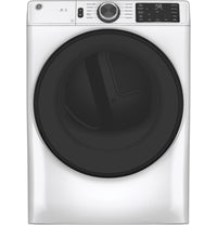 GE 7.8 cu ft Gas Dryer, White, Sensor Dry + Wrinkle Care (GFD55GSSNWW)